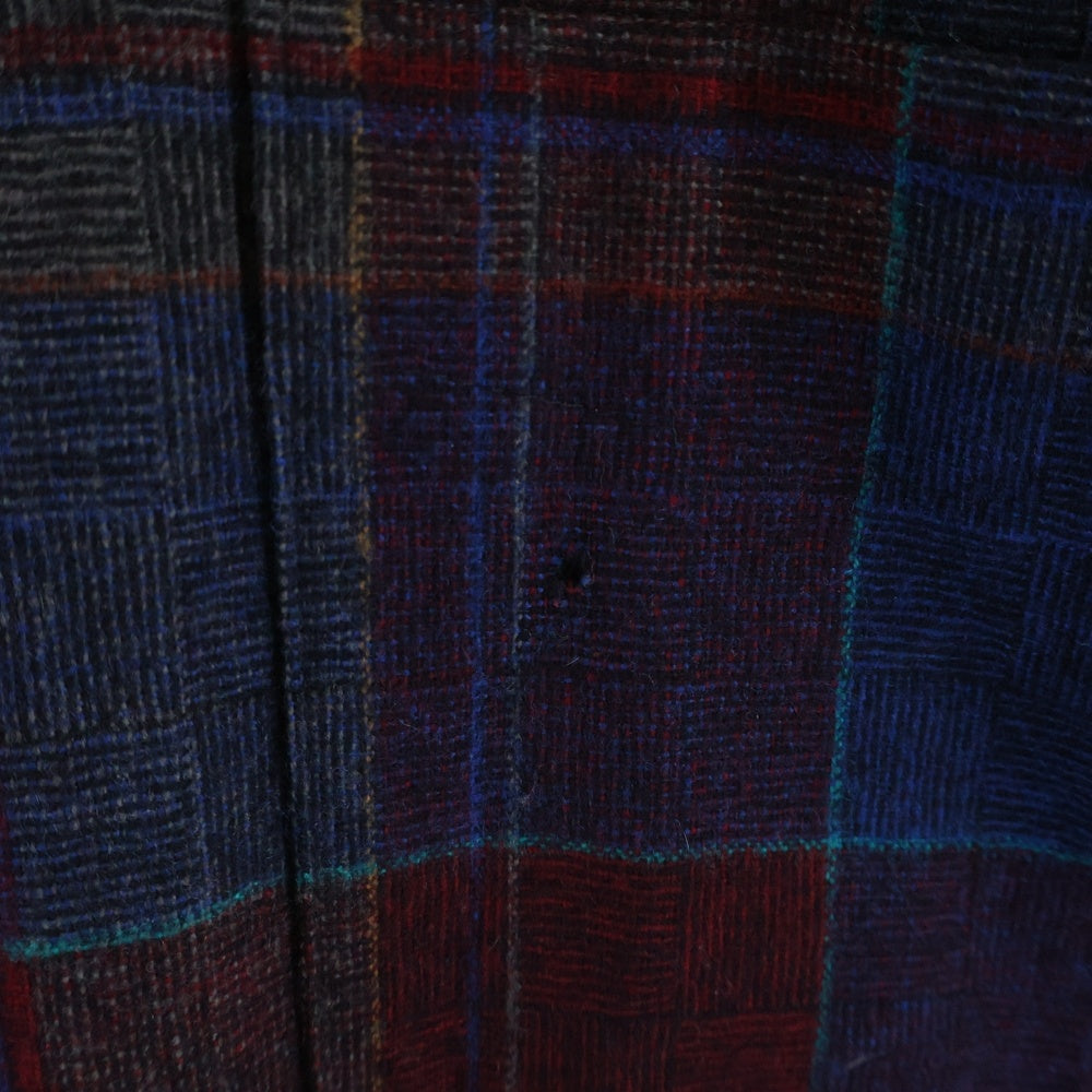 PENDLETON(ペンドルトン) 70S CHECK L/S WOOL BOARD SHIRT USA製 チェック 長袖 ウール ボード シャツ ネイビー/レッド/マルチカラー