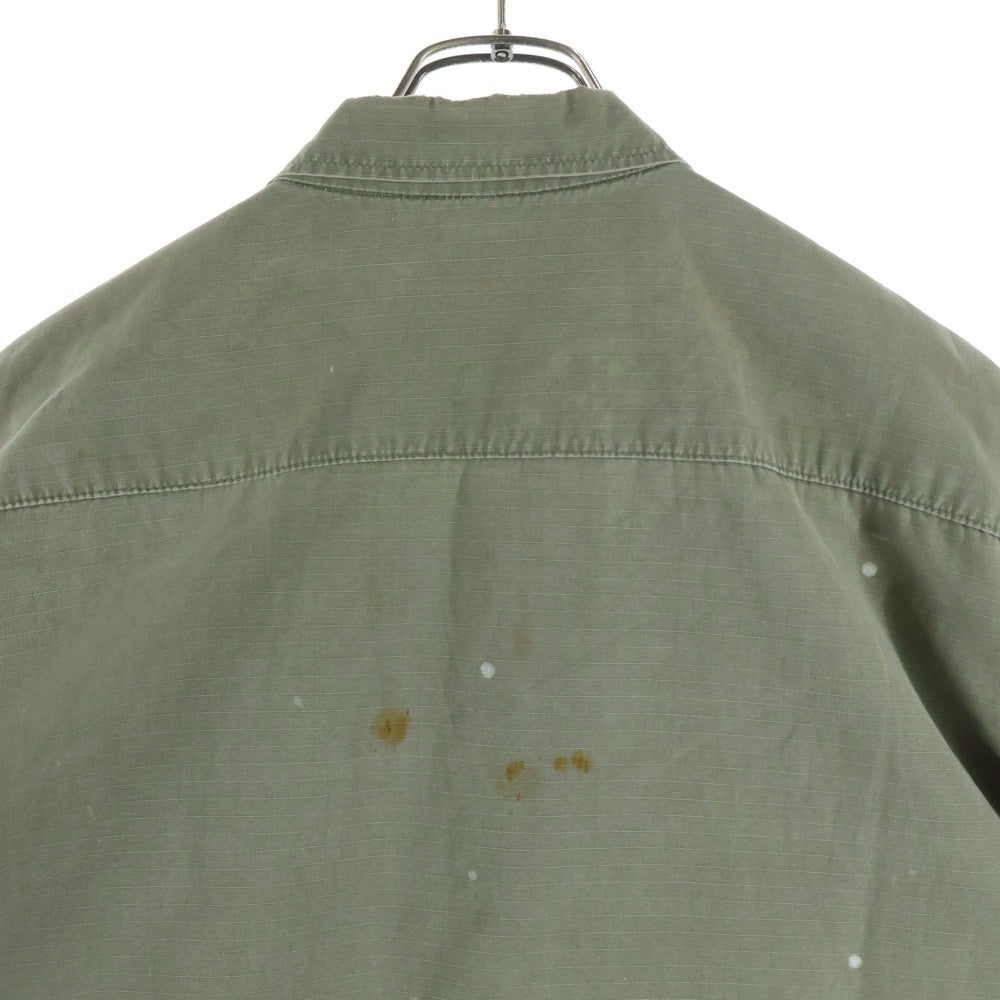 VINTAGE(ヴィンテージ) 70S COAT MAN'S COTTON WIND RESISTANT RIP STOP POPLIN MILITARY ジャングルファティーグ 5th リップストップ ジャケット カーキ 100-70-C-0249