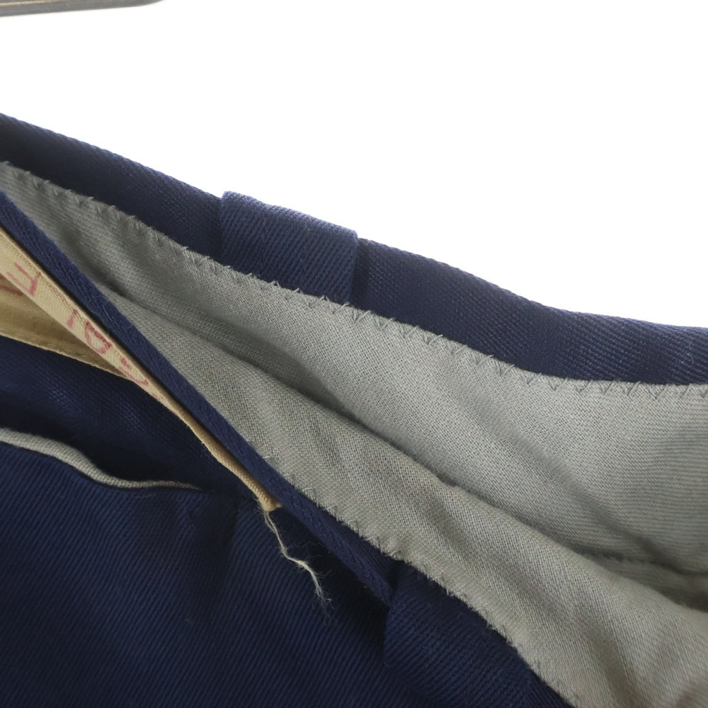 VINTAGE(ヴィンテージ) 60-70S SCOVILL GARDLOK MILITARY SLACKS スコビル ジップアップ ミリタリー スラックス パンツ ネイビー