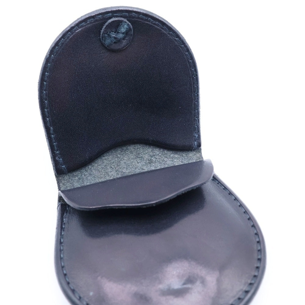 goro's(ゴローズ) SADDLE LEATHER 丸形 コンチョ付 小銭入れ 財布 レザー ブラック