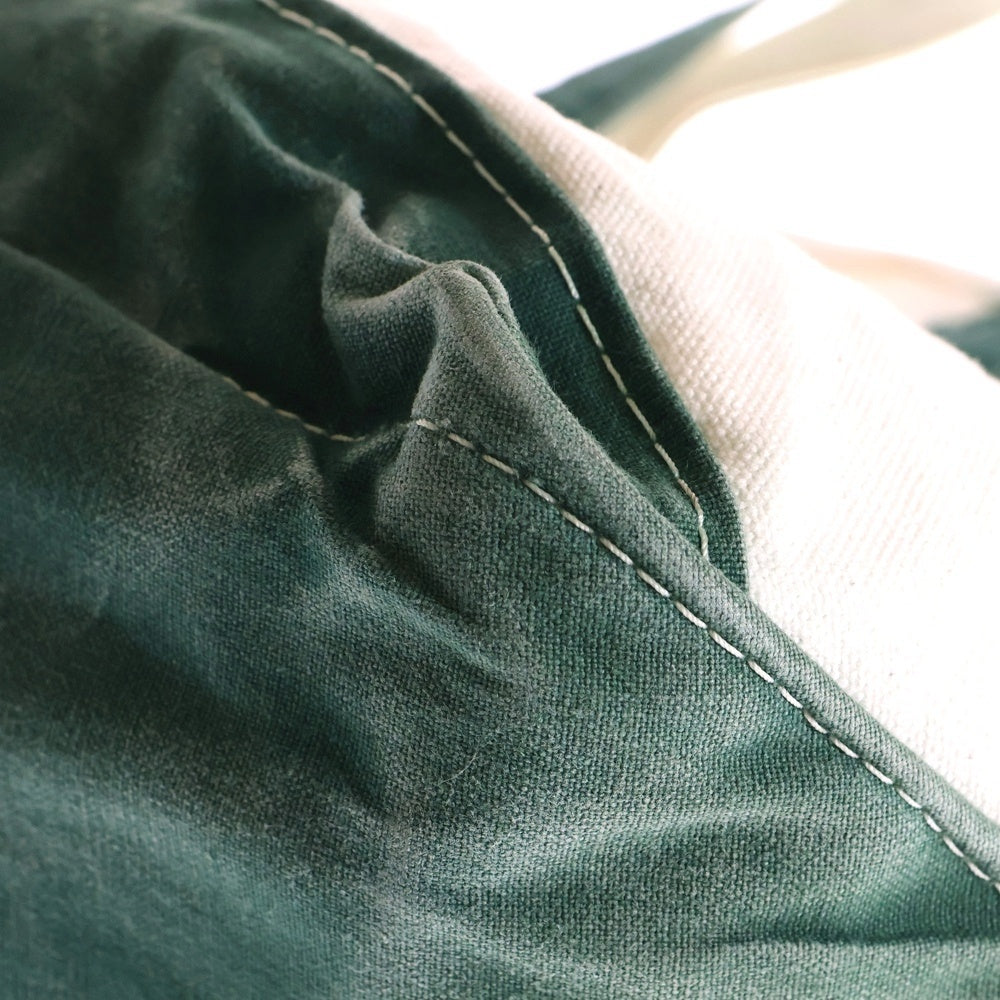 L.L.Bean(エルエルビーン) 90S BOAT AND TOTE ゴシック体タグ ボート アンド トート キャンバス バッグ グリーン/ホワイト