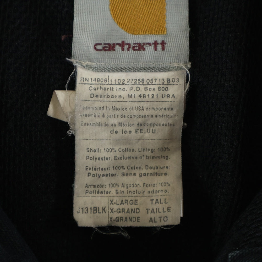 CARHARTT(カーハート) 00S ACTIVE JACKET アクティブ ジャケット ブラック J131BLK