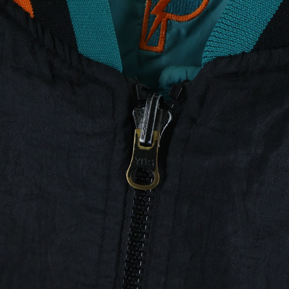 VINTAGE(ヴィンテージ) 90S NFL DOLPHINS ドルフィンズ REVERSIBLE PUFF JACKET リバーシブル 中綿ジャケット グリーン/ブラック