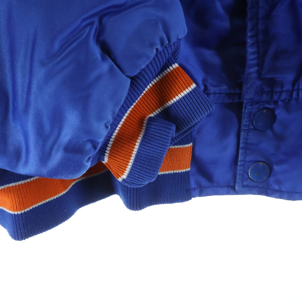 VINTAGE(ヴィンテージ) 80-90S STARTER スターター NEW YORK METS NYLON JACKET ニューヨクメッツ 裏地キルティング 中綿ジャケット スカジャン ブルー/オレンジ