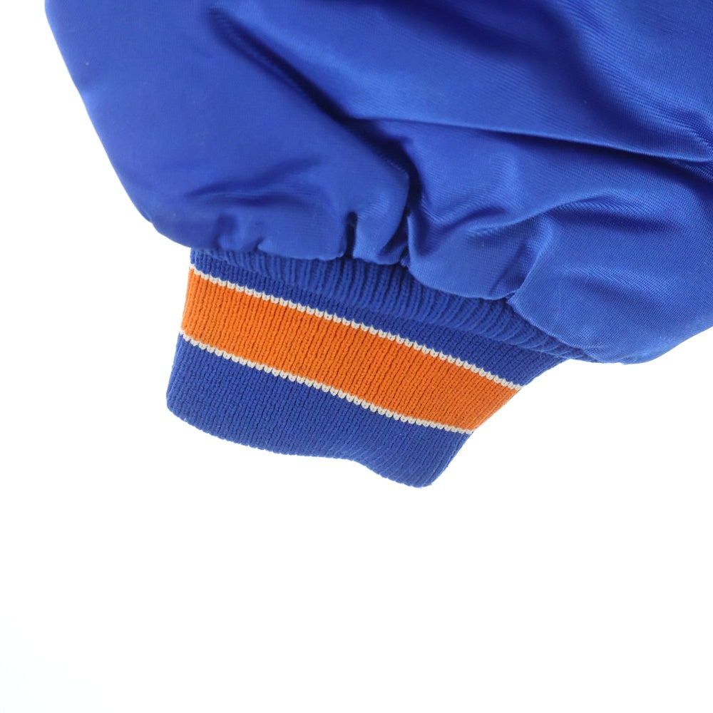 VINTAGE(ヴィンテージ) 80-90S STARTER スターター NEW YORK METS MATSUMOTO 6 NYLON JACKET ニューヨクメッツ 裏地キルティング 中綿ジャケット スカジャン ブルー/オレンジ