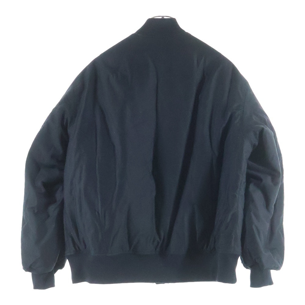 UNDERCOVER(アンダーカバー) 25AW DESCRIPTION MA-1 UP2E4203 パッチワーク 缶バッジ付ボンバージャケット ブラック