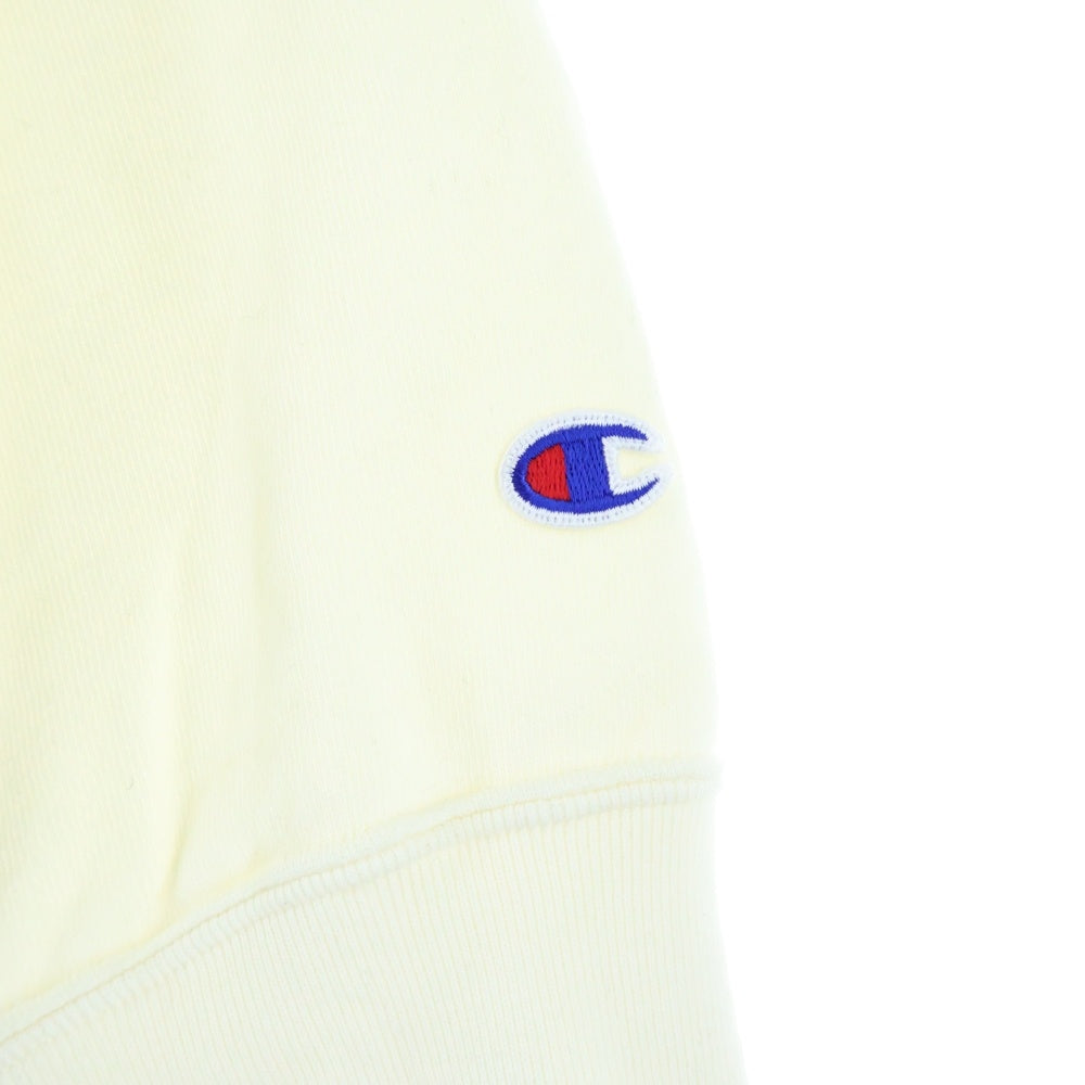 CHAMPION(チャンピオン) ×UNDERCOVER KOSMIK MUSIK SWEAT ×アンダーカバー プリントクルーネック長袖スウェットトレーナー アイボリー C8-B009