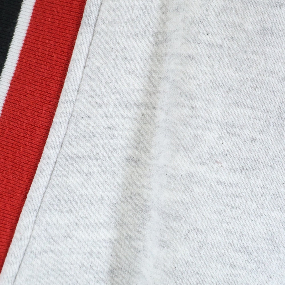 RUSSELL ATHLETIC(ラッセルアスレチック) 90s VINTAGE USA製 トリコロール スウェットカーディガン グレー/レッド/ブラック