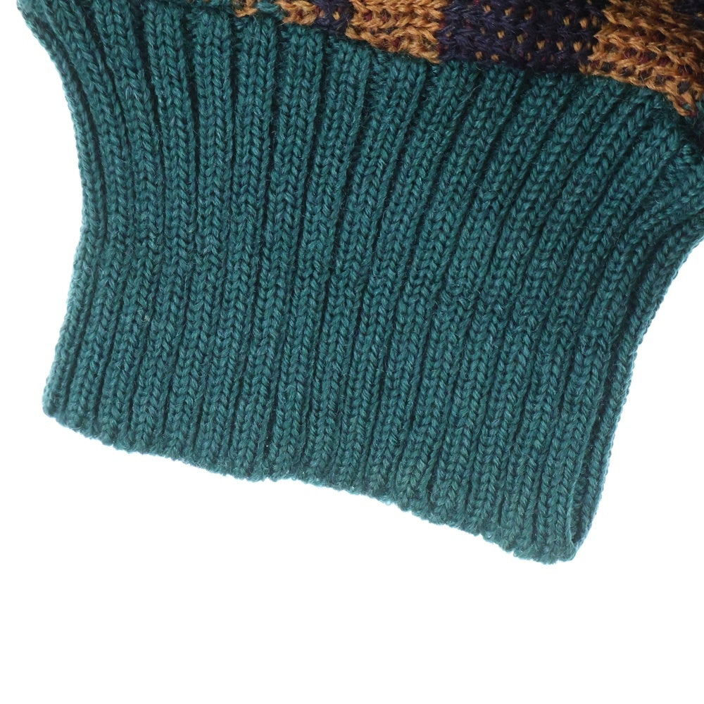 PENDLETON(ペンドルトン) 70-80s VINTAGE USA製 ネイティブ柄 クルーネック長袖ニットセーター マルチカラー