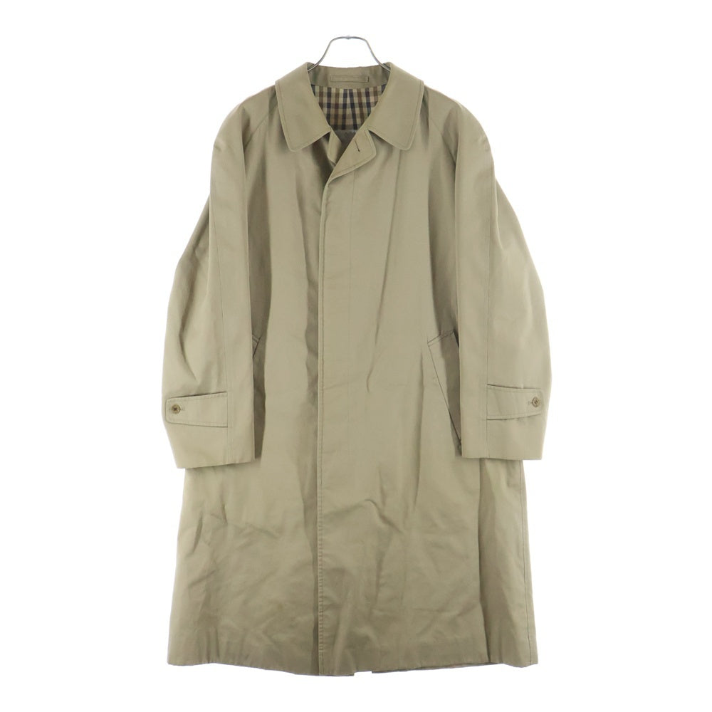 Aquascutum(アクアスキュータム) 70-80S TRENCH COAT イングランド製 比翼ボタン トレンチコート ブラウン 314227