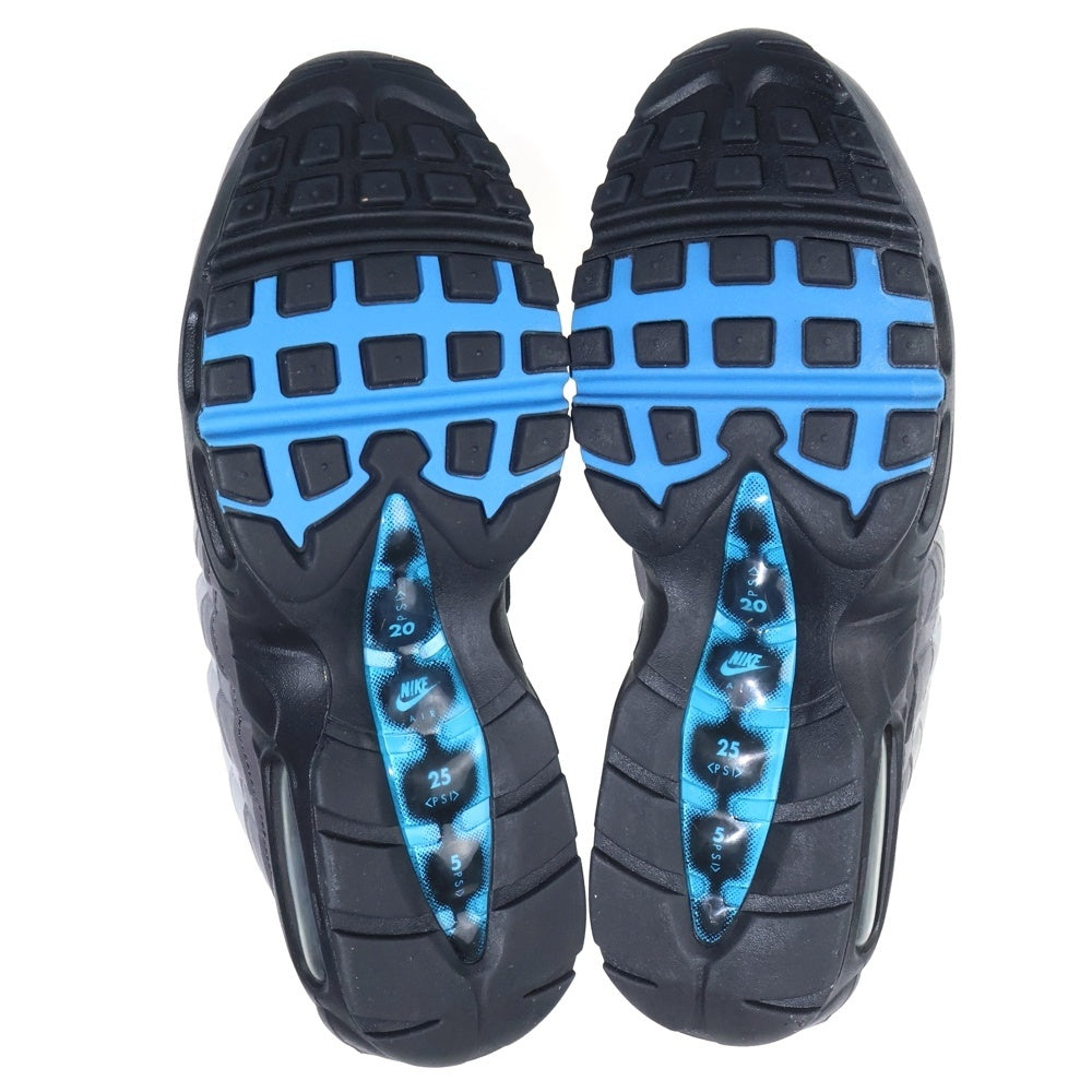 NIKE(ナイキ) AIR MAX '95 CRYSTAL BLUE エアマックス95 クリスタルブルー ローカットスニーカーシューズ グレー/ブルー US9.5/27.5cm AT8696-100