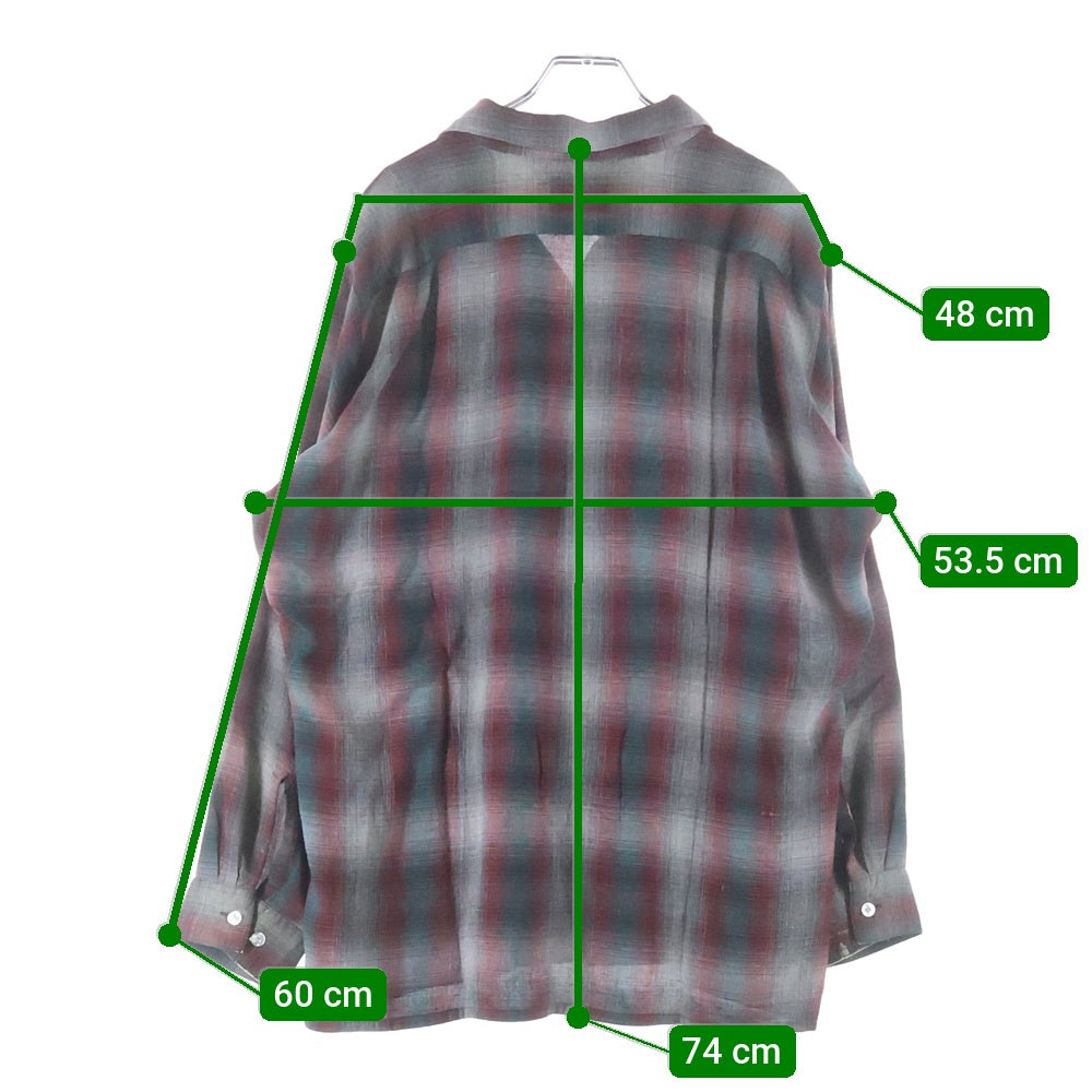 VINTAGE(ヴィンテージ) 50-60S ARROW アロー CHEVELLA RAYON L/S OMBRE