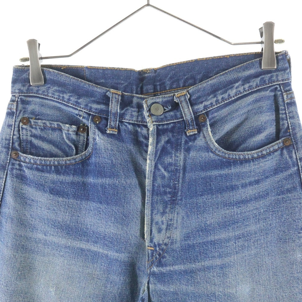 Levi's(リーバイス) 70S 501 66前期 並行ステッチ ボタン裏6 スモールe デニムパンツ インディゴ