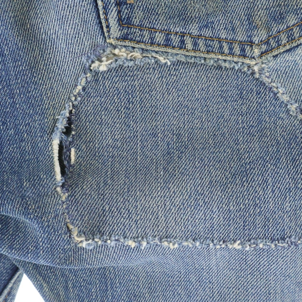 Levi's(リーバイス) 70S 501 66前期 並行ステッチ ボタン裏6 スモールe デニムパンツ インディゴ