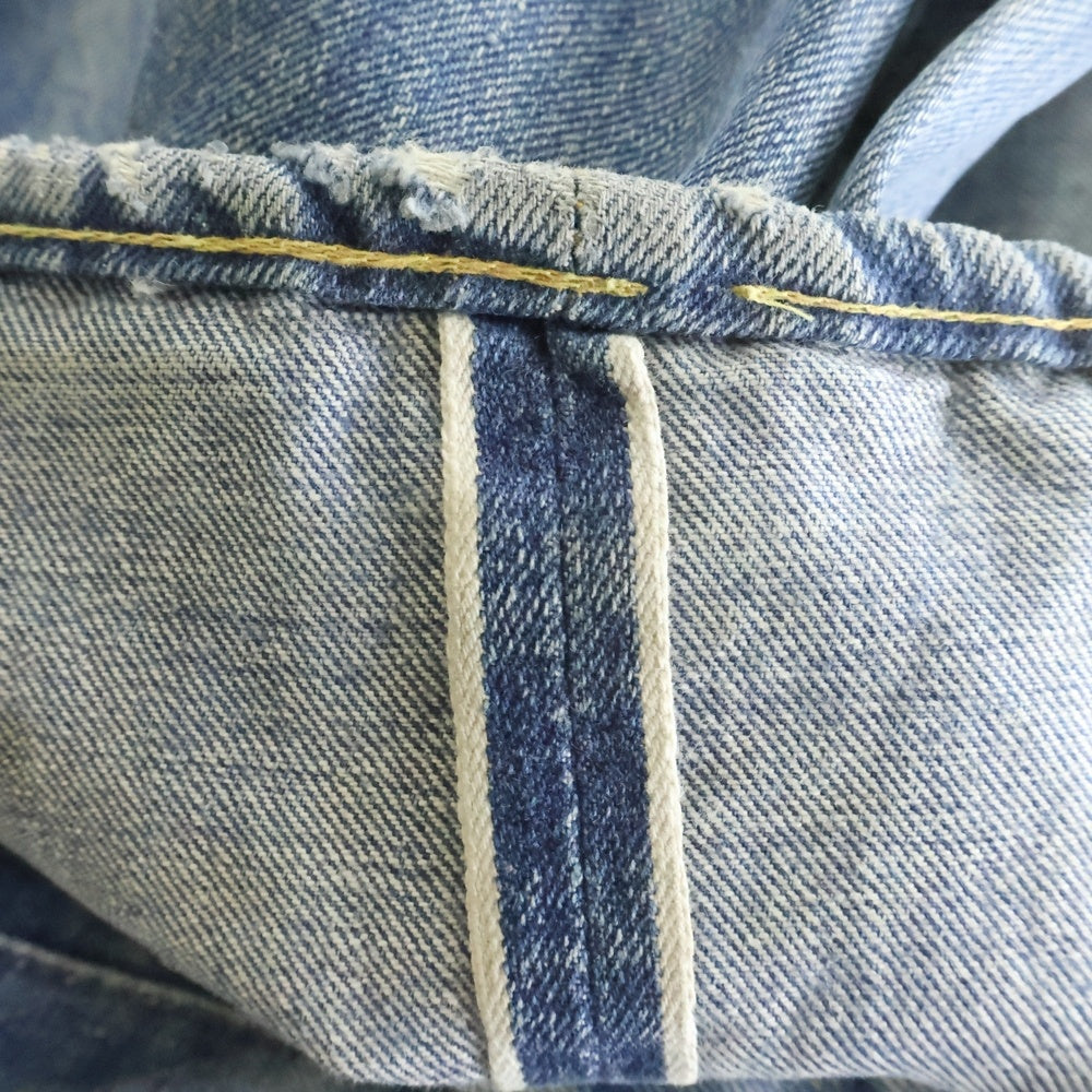 Levi's(リーバイス) 60-70S 501 BIG E前期 後期 過渡期 並行ステッチ ボタン裏8 足長R 腰シングル デニムパンツ インディゴ