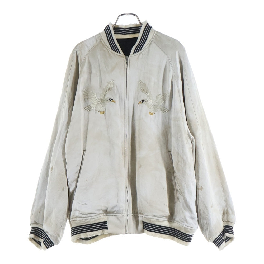 Stein(シュタイン) ×KEITAMARUYAMA SATIN VELVET REVERSIBLE ZIP JACKET ST.1047 ×ケイタマルヤマ リバーシブルスカジャン ジップアップジャケット