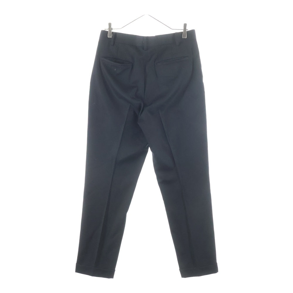 WACKO MARIA(ワコマリア) PLEATED TROUSERS バスキア プリーツ トラウザーズ スラックス パンツ ブラック GP-107-BLANKLINE-BASQUIAT- TYPE-1