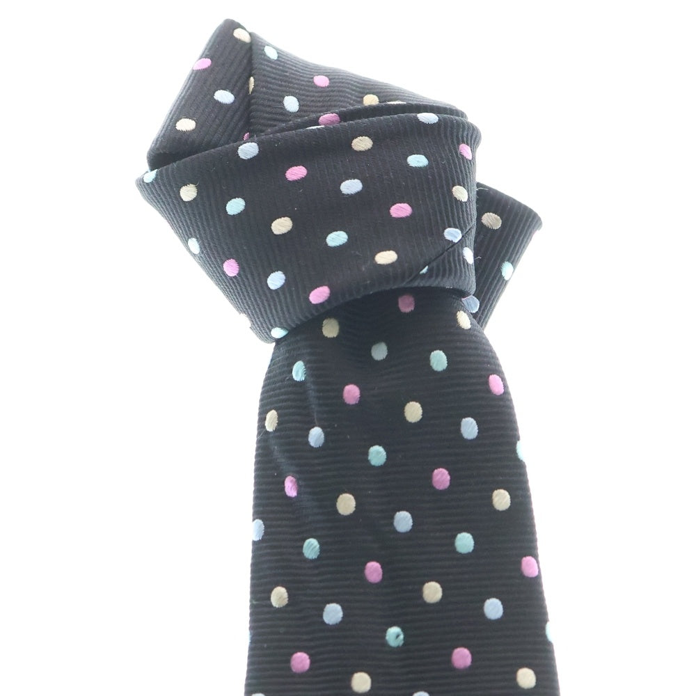 Paul Smith COLLECTION(ポールスミス コレクション) ドット柄 ブラック/マルチカラー ネクタイ 194841