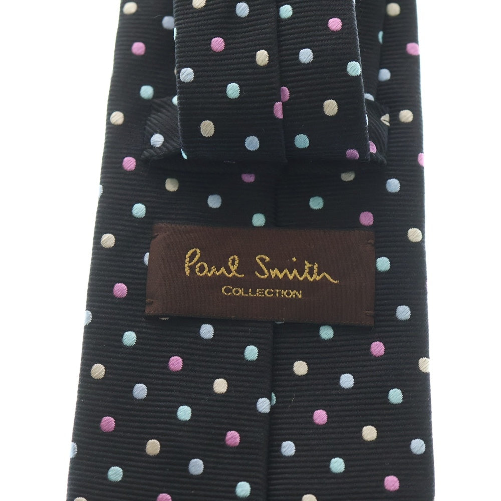 Paul Smith COLLECTION(ポールスミス コレクション) ドット柄 ブラック/マルチカラー ネクタイ 194841