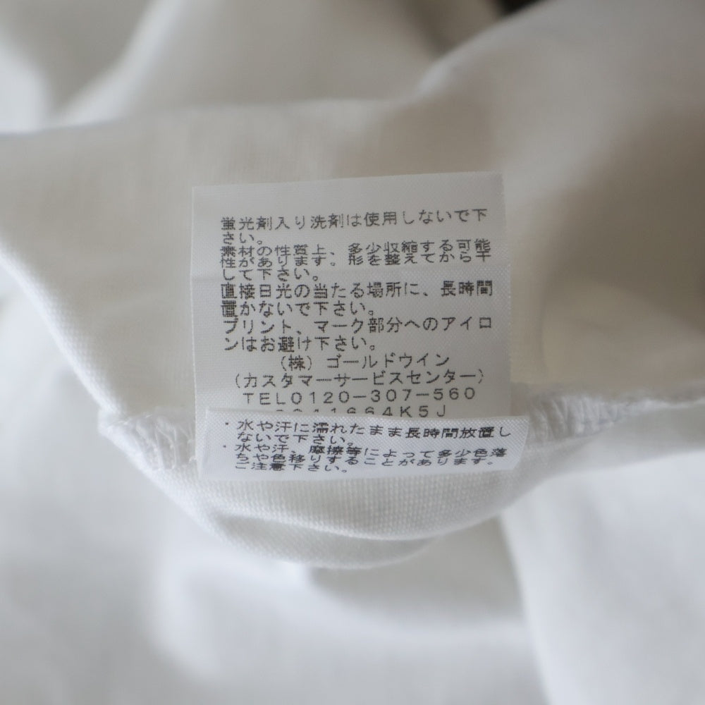 THE NORTH FACE(ザノースフェイス) ボックスロゴ 長袖クルーネックTシャツ ホワイト NTW82136