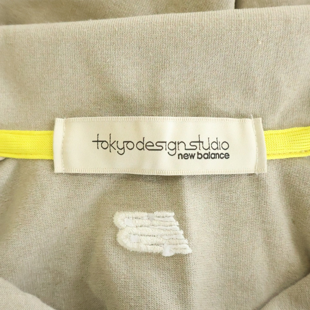 New Balance(ニューバランス) TOKYO DESIGN STUDIO UT55101 東京デザインスタジオ 半袖ポロシャツ ベージュ