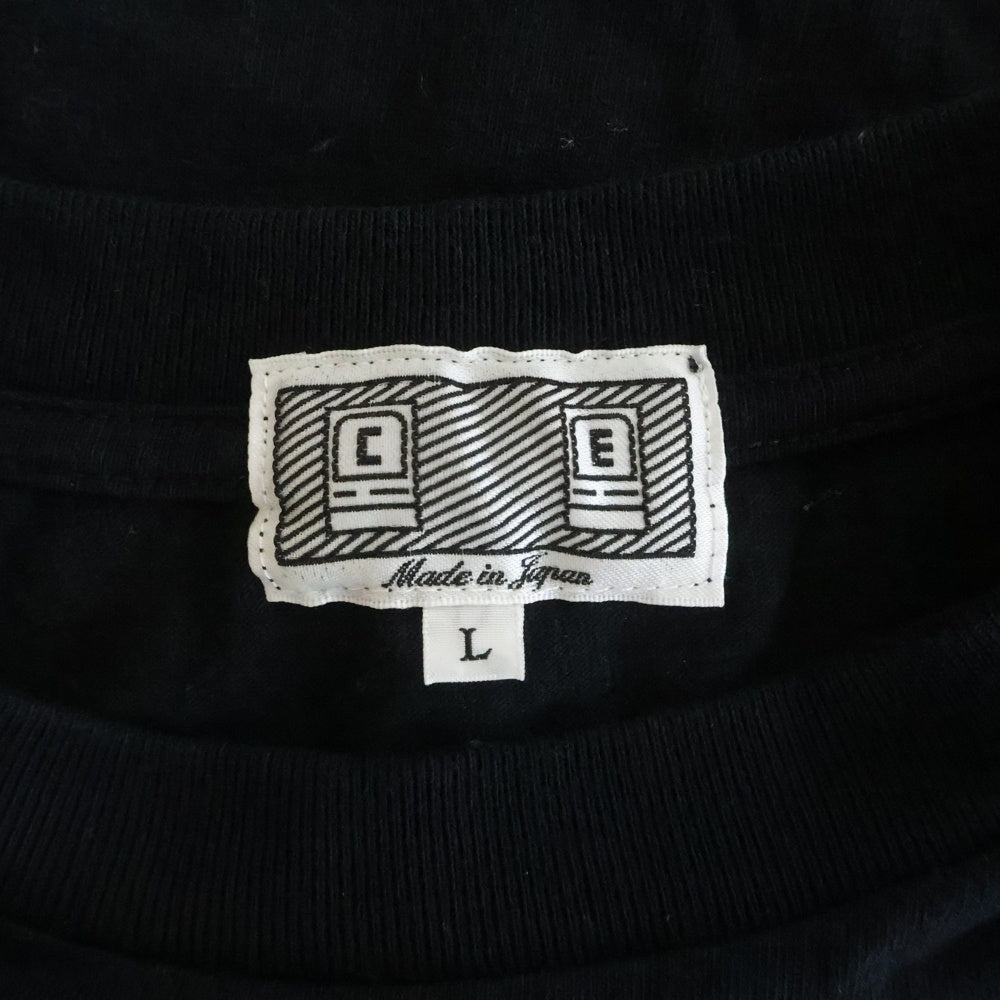 c.e cav empt(シーイー) 半袖Tシャツ ビッグロゴ ブラック