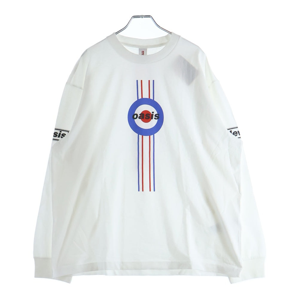 Levi's(リーバイス) ×OASIS MOD ×オアシス ロングスリーブバンド 長袖クルーネックTシャツ 004EY0002 ホワイト