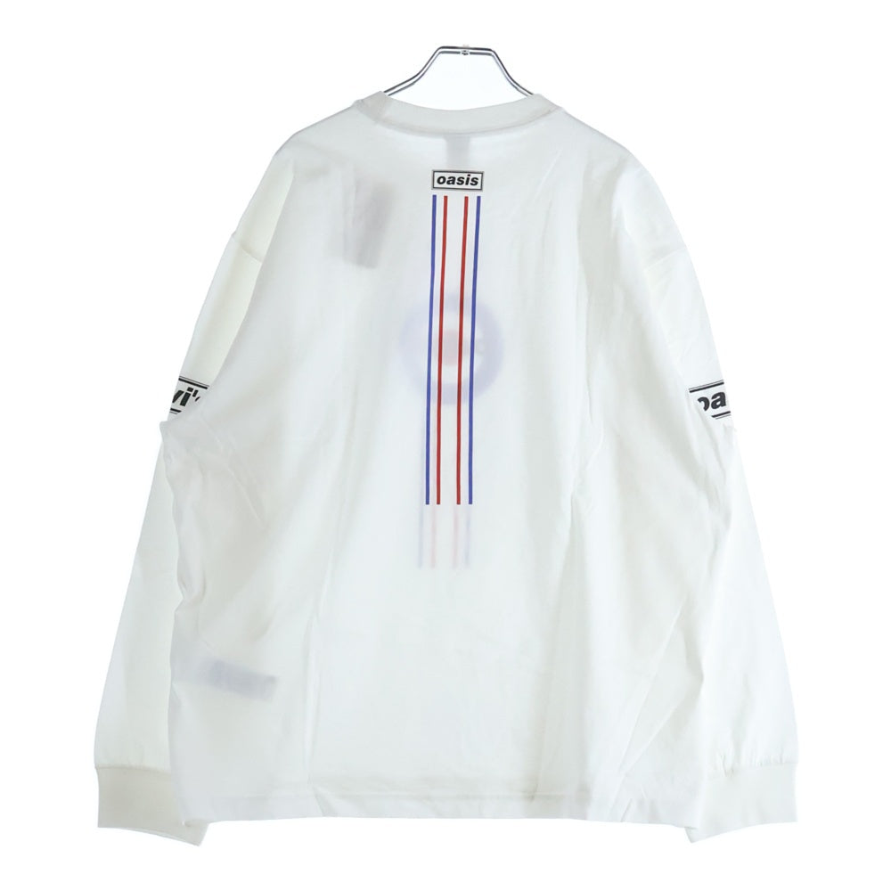 Levi's(リーバイス) ×OASIS MOD ×オアシス ロングスリーブバンド 長袖クルーネックTシャツ 004EY0002 ホワイト