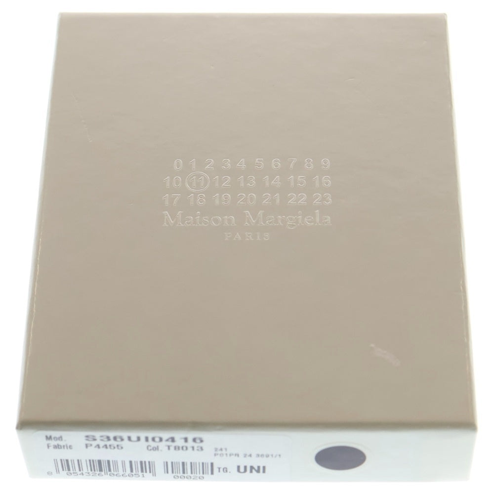 Maison Margiela(メゾンマルジェラ) 4ステッチ 三つ折りウォレット レザー 財布 ブラック S36UI0416