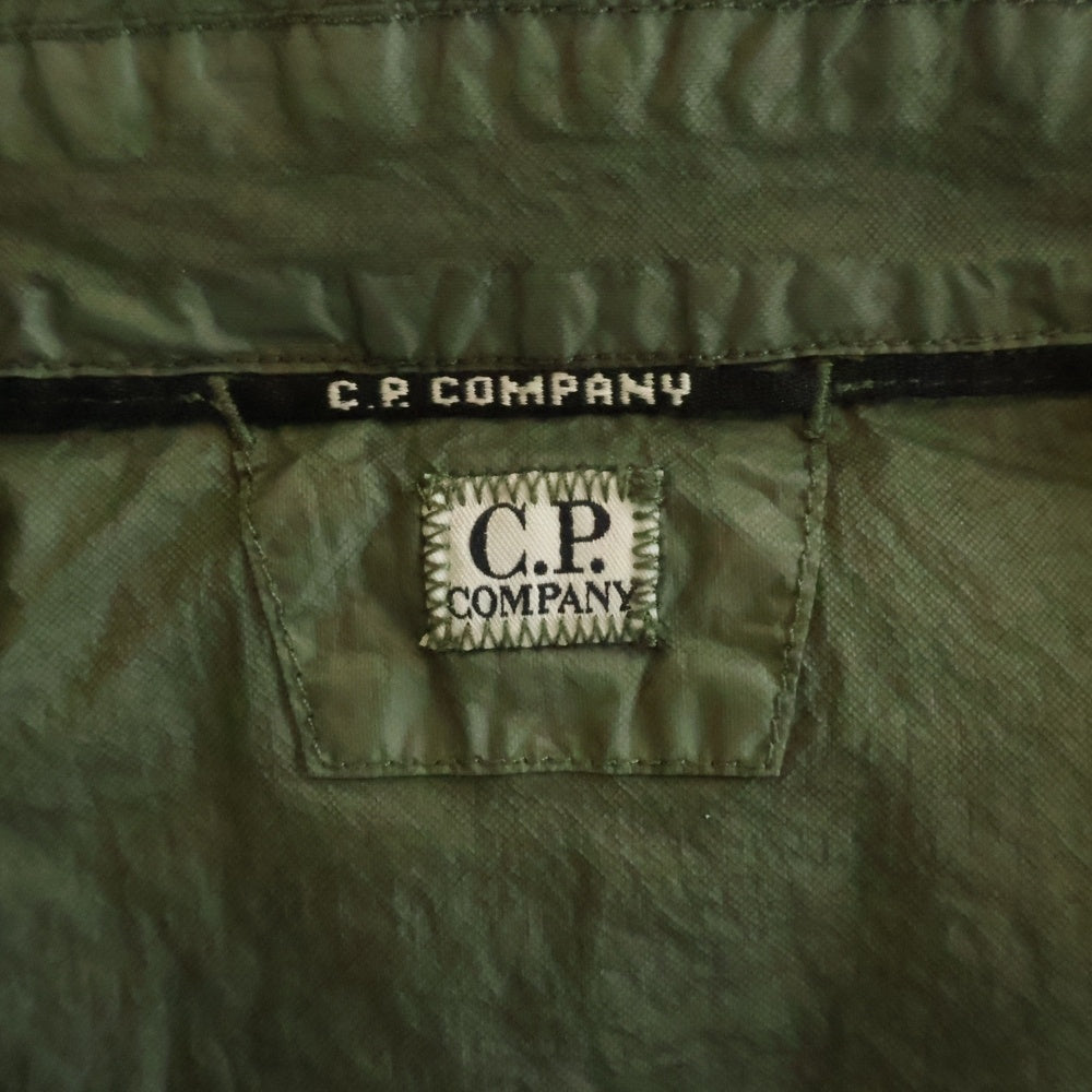 C.P. Company(シーピーカンパニー) WINDOW SHORT SHIRT 14CMSH284A 半袖ボタンシャツ オリーブ