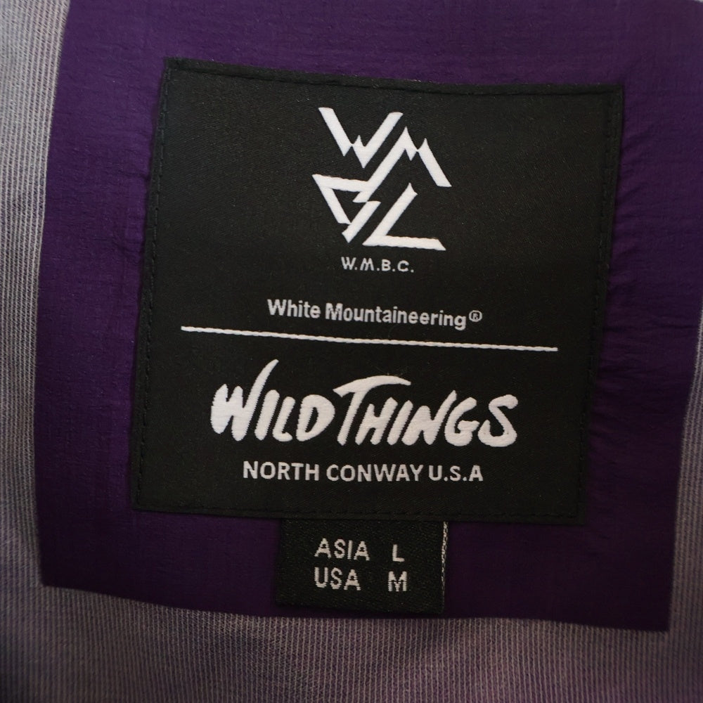 White Mountaineering(ホワイトマウンテニアリング) ×WILDTHINGS WM DENALI JACKET BC2471201 ×ワイルドシングス マウンテンパーカー デナリジャケット パープル