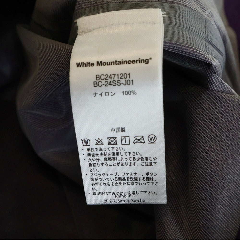 White Mountaineering(ホワイトマウンテニアリング) ×WILDTHINGS WM DENALI JACKET BC2471201 ×ワイルドシングス マウンテンパーカー デナリジャケット パープル