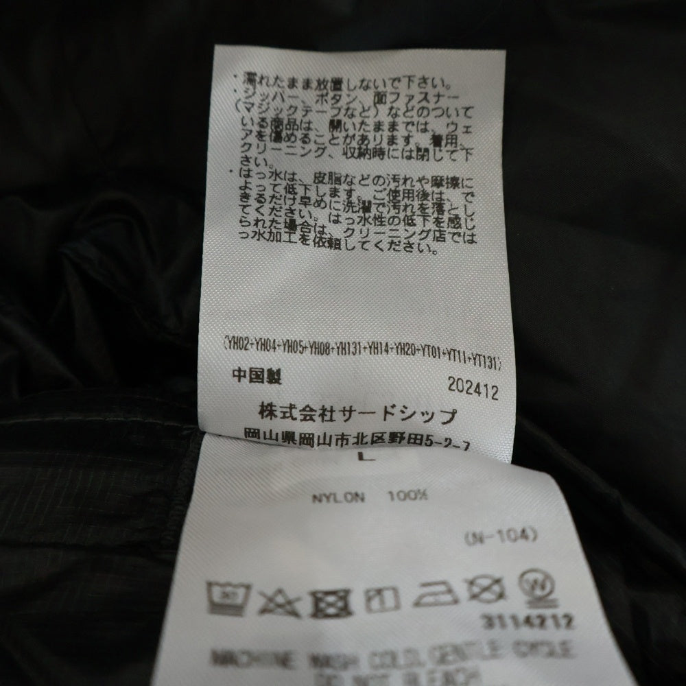 Marmot(マーモット) PERTEX SHEER JACKET LEVEL 3 25SS-L3-01 シアージャケット マウンテンパーカー ジップアップ ブラック