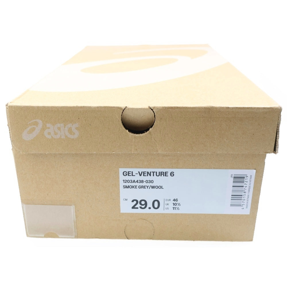 ASICS(アシックス) GEL-VENTURE 6 1203A438-030 ゲル ヴェンチャー ローカットスニーカー グレー US11.5/JP29cm