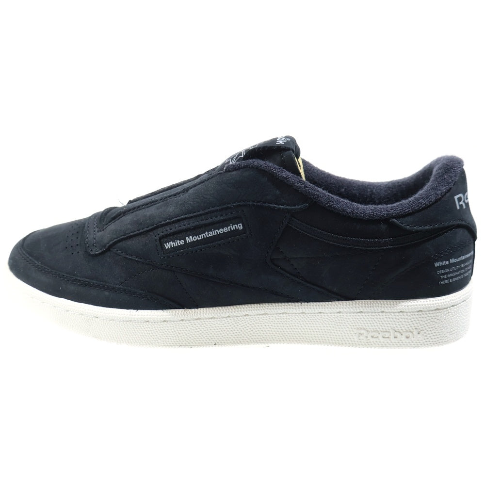 Reebok(リーボック) ×WHITE MOUNTAINEERING CLUB C 100218233 ×ホワイトマウンテニアリング クラブシー85 ローカットスニーカー ブラック US12/JP30cm
