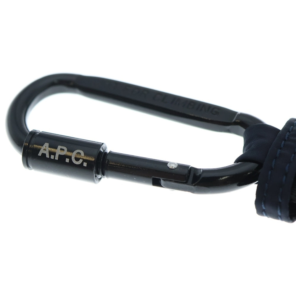 A.P.C(アーペーセー) porte clefs trek PAAFH-H63531 カラビナ付きキーリングストラップキーホルダー