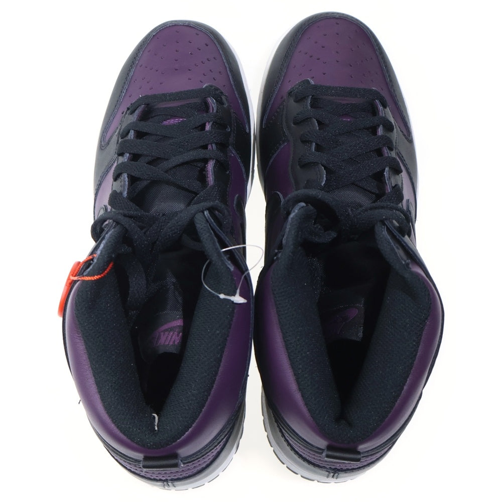 NIKE(ナイキ) ×FRAGMENT DUNK HIGH CITY PACK BEIJING DJ0382-600 フラグメント ダンクハイ シティパック 北京 ハイカットスニーカー ブラック/パープル US12/30cm