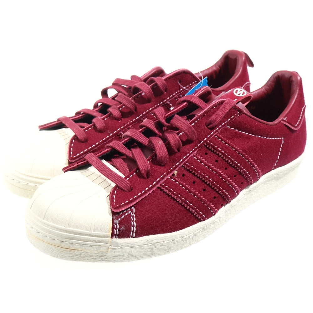 adidas(アディダス) Whiz-Limited Superstar SS 80s WHZ G04236 スーパースター バーガンディ ローカットスニーカー US10.5/28.5cm