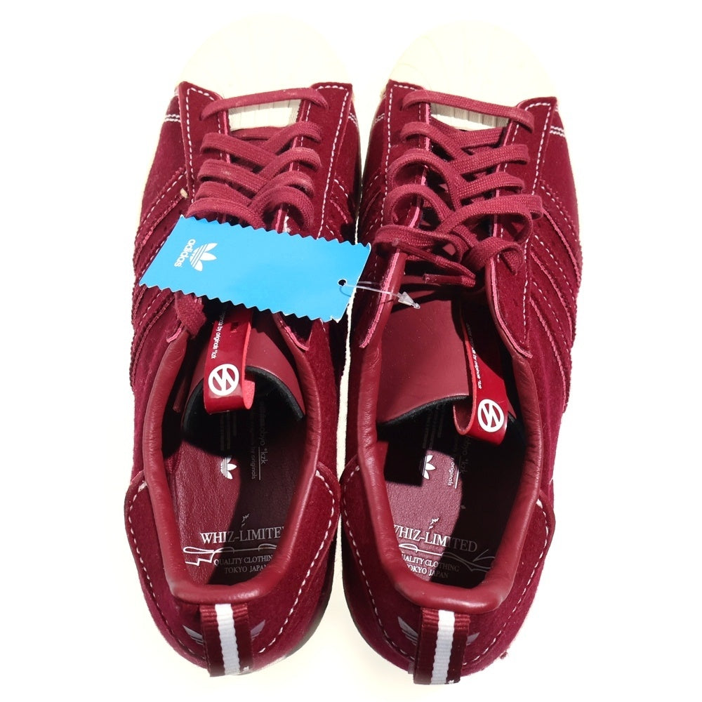 adidas(アディダス) Whiz-Limited Superstar SS 80s WHZ G04236 スーパースター バーガンディ ローカットスニーカー US10.5/28.5cm