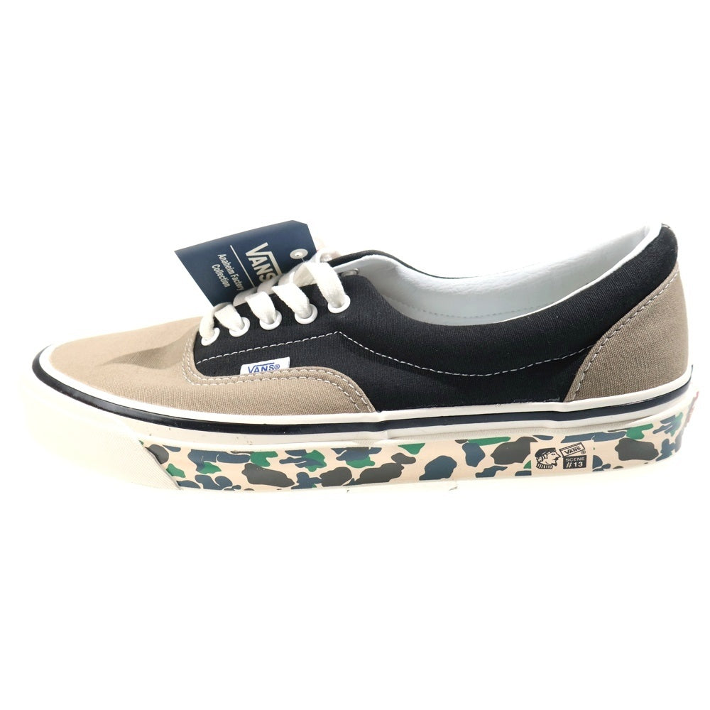 VANS(ヴァンズ) ERA 95 Dx Anaheim Factory Camo Midsole VN0A2RR1VPG エラ カモ柄ソール ローカットスニーカー ベージュ/ブラック US11/JP29cm