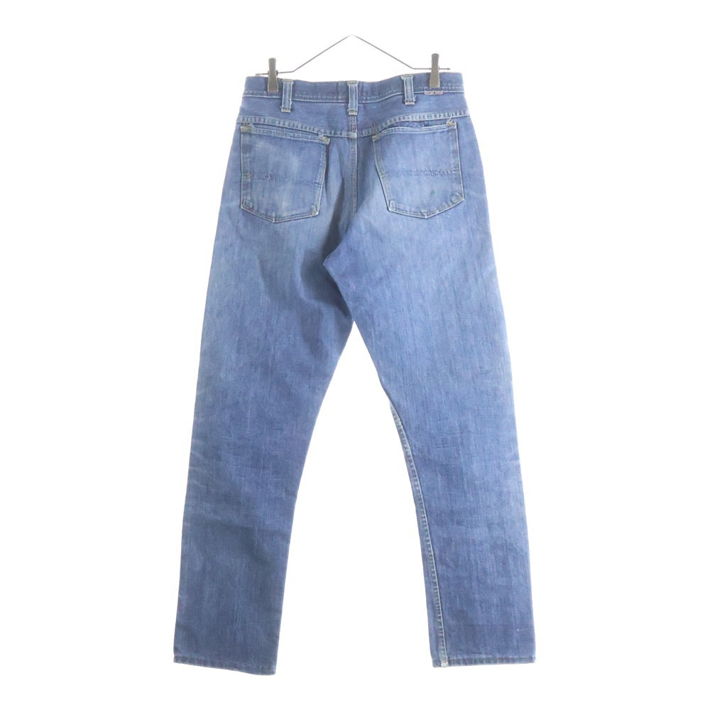 VINTAGE ヴィンテージ 50-60S RED SNAP GRIPPER ZIPPER レッドスナップ 3ステッチ ジップアップ デニムパンツ インディゴ VINTAGE(ヴィンテージ) 50-60S RED SNAP GRIPPER ZIPPER レッド
