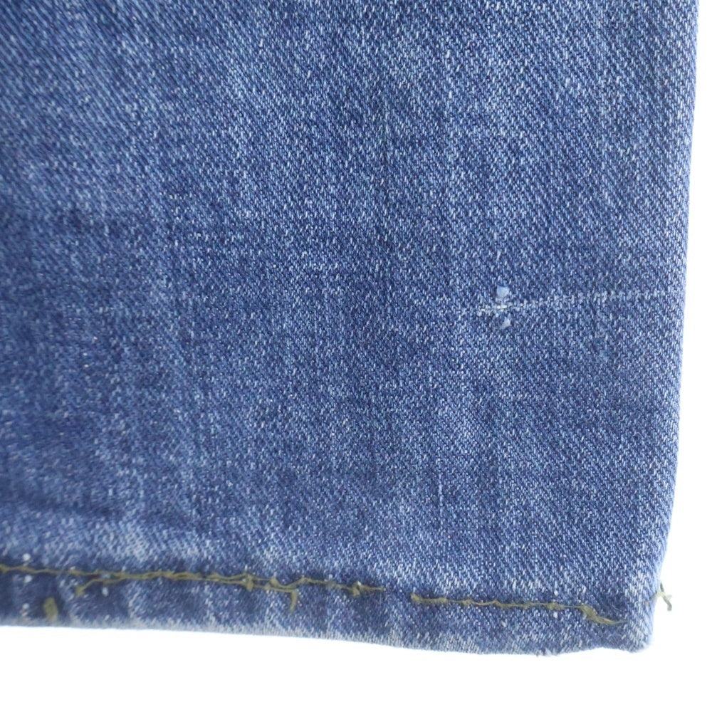 VINTAGE(ヴィンテージ) 50-60S RED SNAP GRIPPER ZIPPER レッドスナップ 3ステッチ ジップアップ デニムパンツ インディゴ