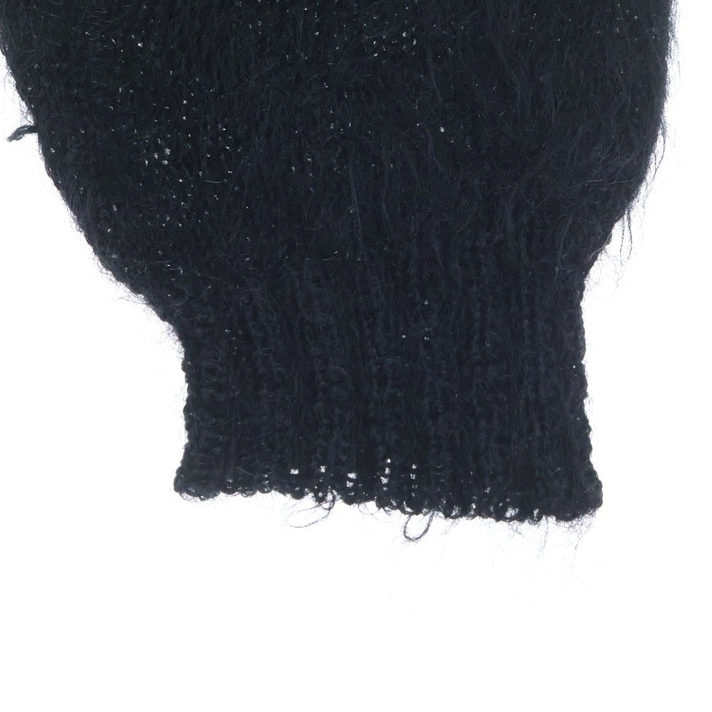 VINTAGE(ヴィンテージ) 50-60S Merrimac Sportswear mohair vneck virgin wool knit メリマック スポーツウェア モヘア Vネック 長袖ニットセーター ブラック