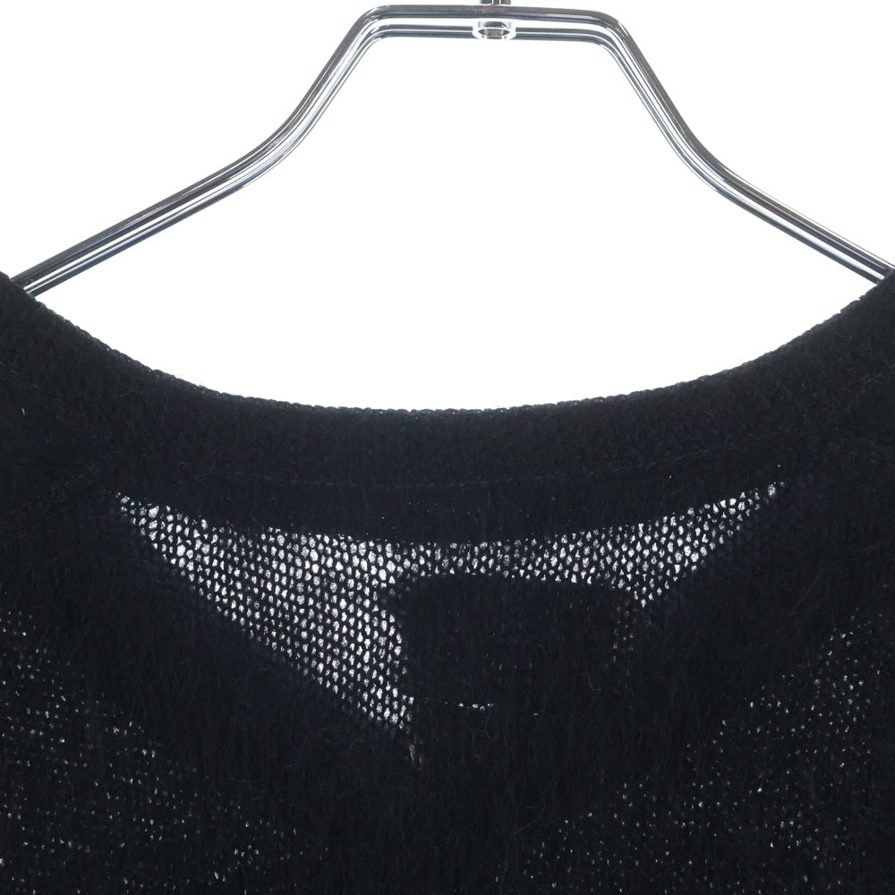 VINTAGE(ヴィンテージ) 50-60S Merrimac Sportswear mohair vneck virgin wool knit メリマック スポーツウェア モヘア Vネック 長袖ニットセーター ブラック