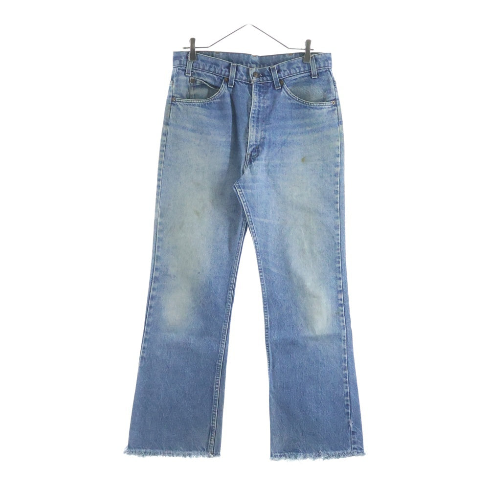 Levi's(リーバイス) 70-80S 517 BOOT CUT DENIM PANTS オレンジタブ 紙タグ ブーツカットデニムパンツ インディゴ