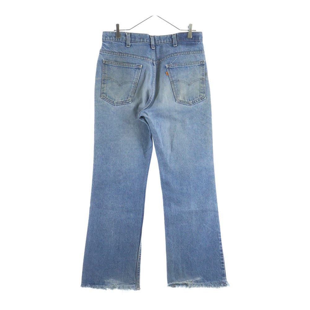 Levi's(リーバイス) 70-80S 517 BOOT CUT DENIM PANTS オレンジタブ 紙タグ ブーツカットデニムパンツ インディゴ