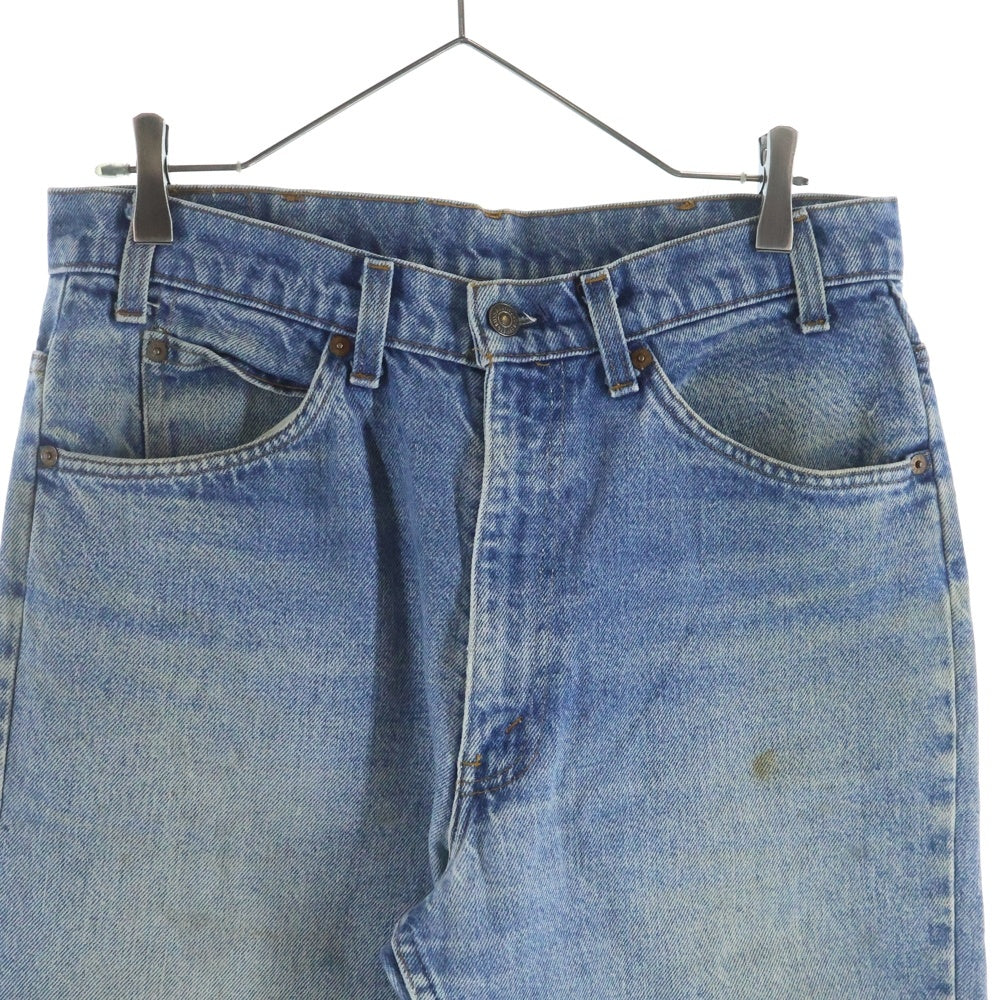 Levi's(リーバイス) 70-80S 517 BOOT CUT DENIM PANTS オレンジタブ 紙タグ ブーツカットデニムパンツ インディゴ