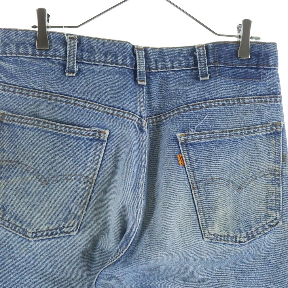 Levi's(リーバイス) 70-80S 517 BOOT CUT DENIM PANTS オレンジタブ 紙タグ ブーツカットデニムパンツ インディゴ