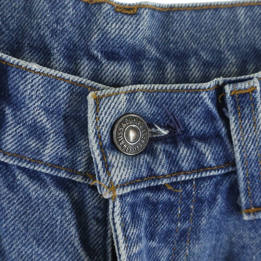 Levi's(リーバイス) 70-80S 517 BOOT CUT DENIM PANTS オレンジタブ 紙タグ ブーツカットデニムパンツ インディゴ
