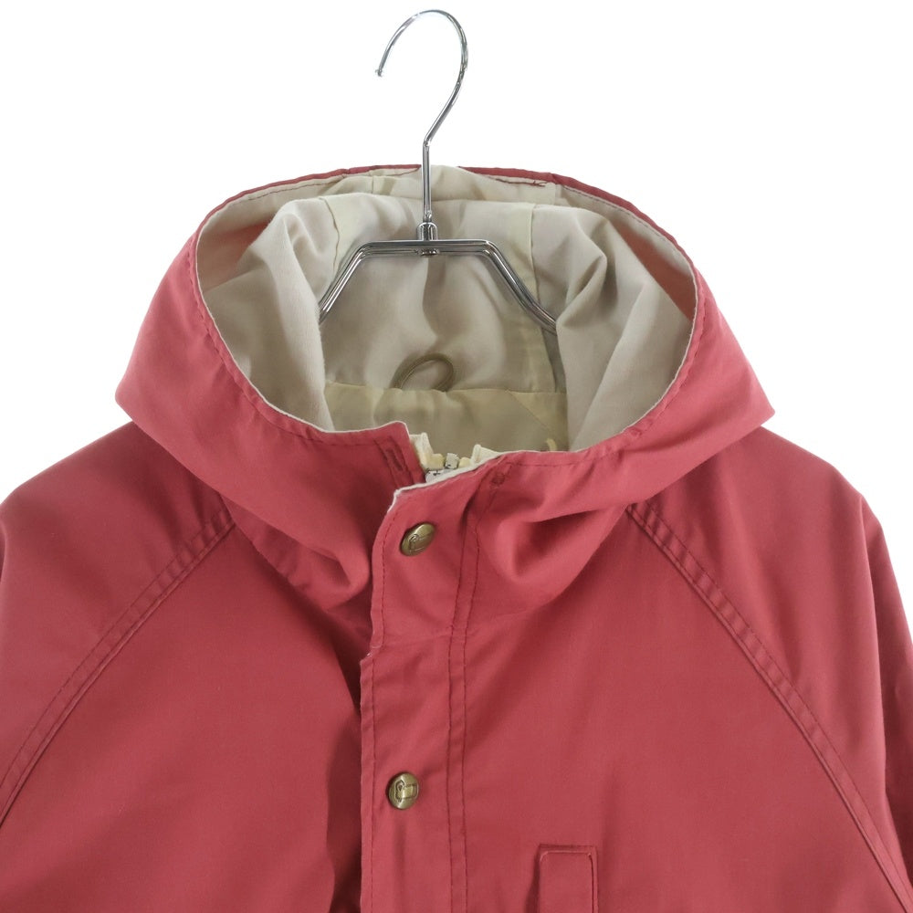 WOOLRICH(ウールリッチ) 70S WOMAN MOUNTAIN PARKA JACKET USA製 白タグ マウンテンパーカー ナイロンジャケット レッド レディース